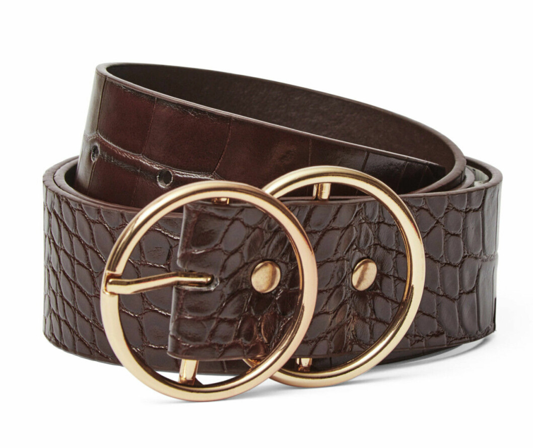 Gucci-skärp kopia brunt