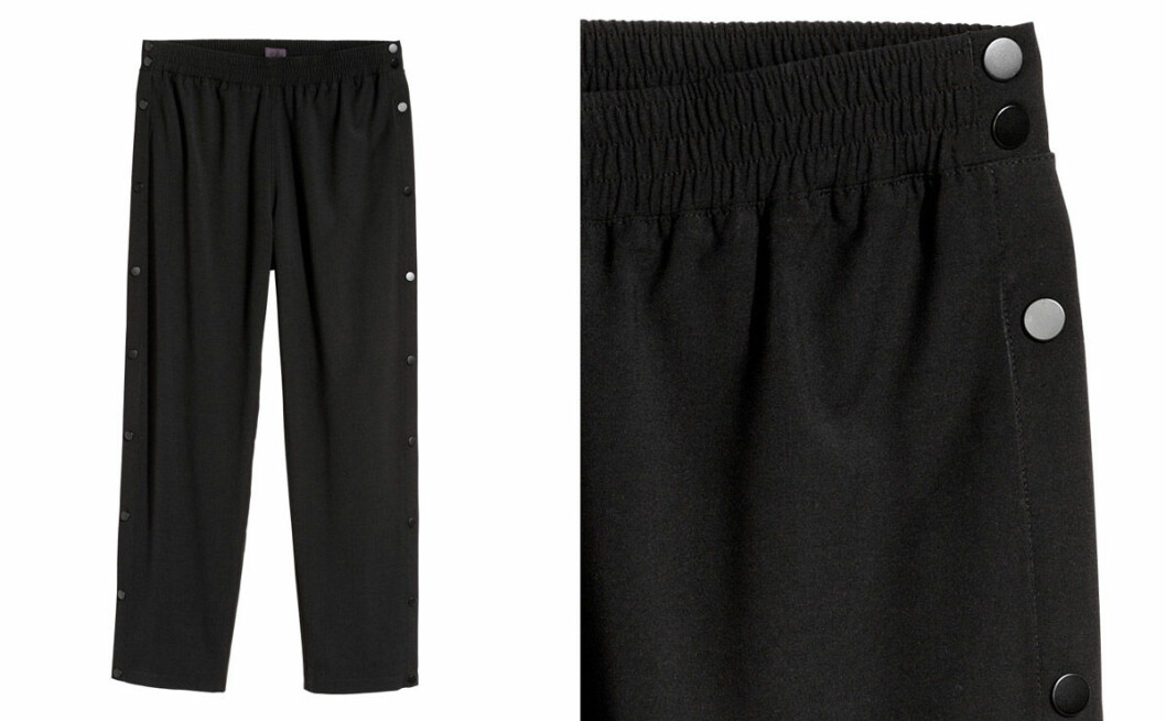 H&M släpper byxor med knappar i sidan, 399 kr. byxor knappar i sidan 90-tal