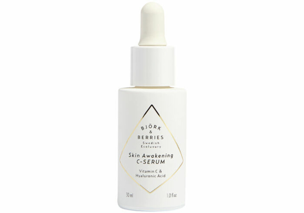 Serum med fukt glow och c-vitamin