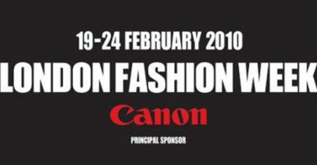 Canon är Principal Sponsor för London Fashion Week.