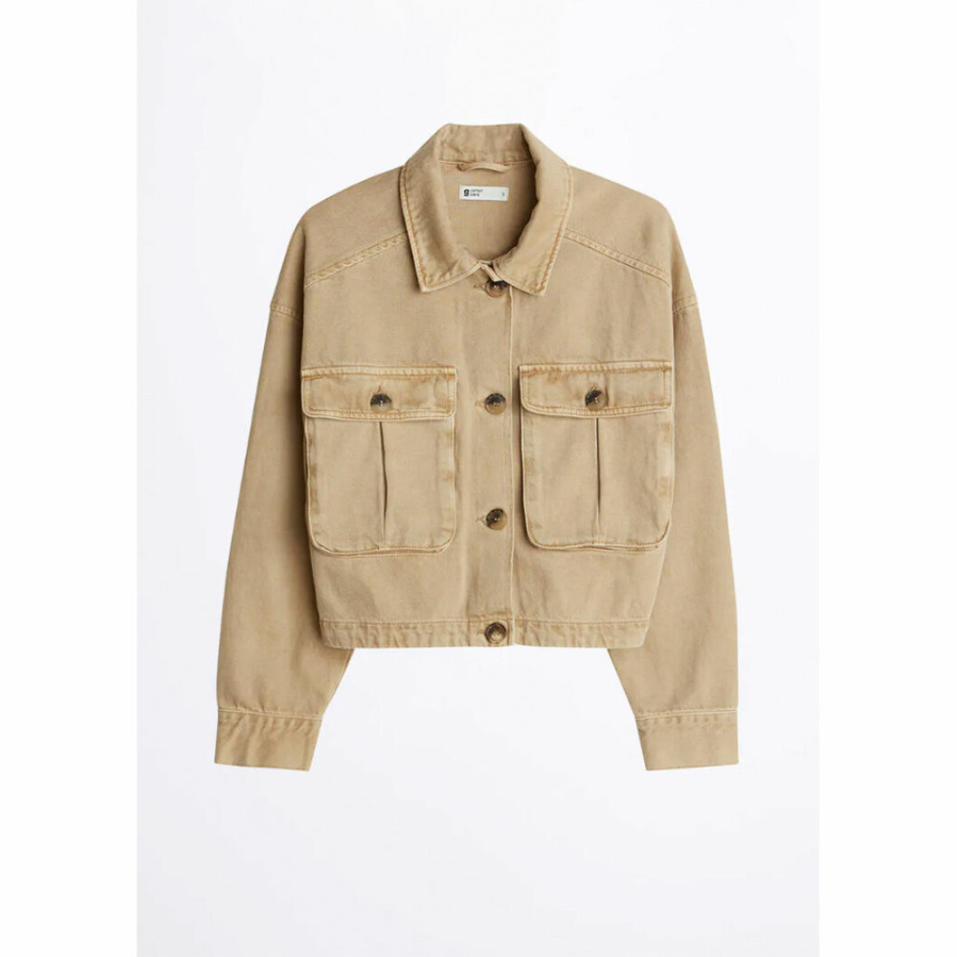 Cargo denim jacka Gina Tricot
