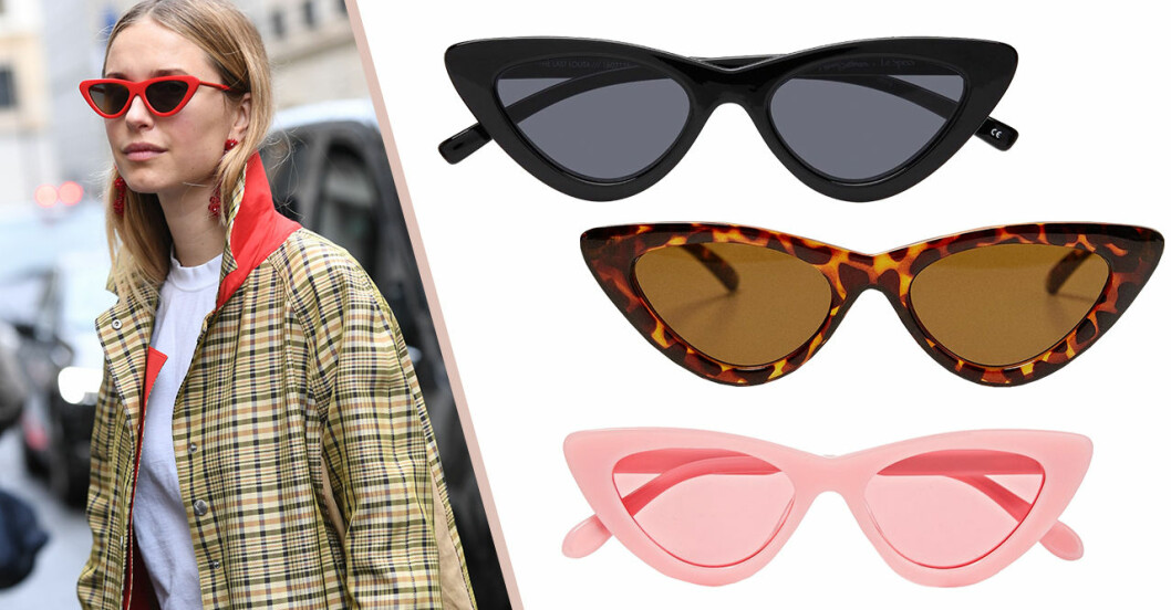 Solglasögon i cat eye-modell får folk att springa till butiken just nu