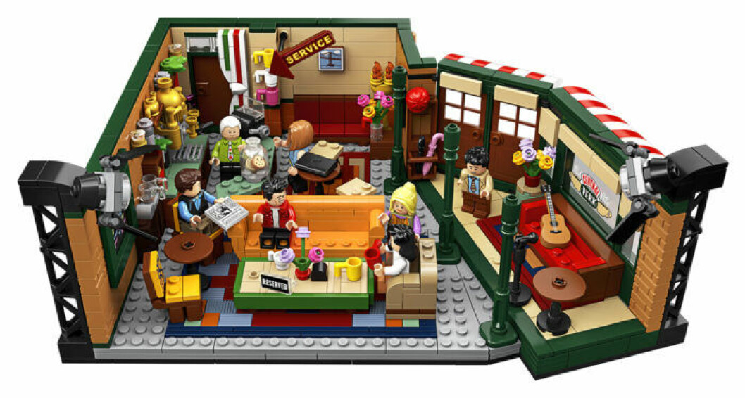 Vänner om Lego - fiket Central Perk