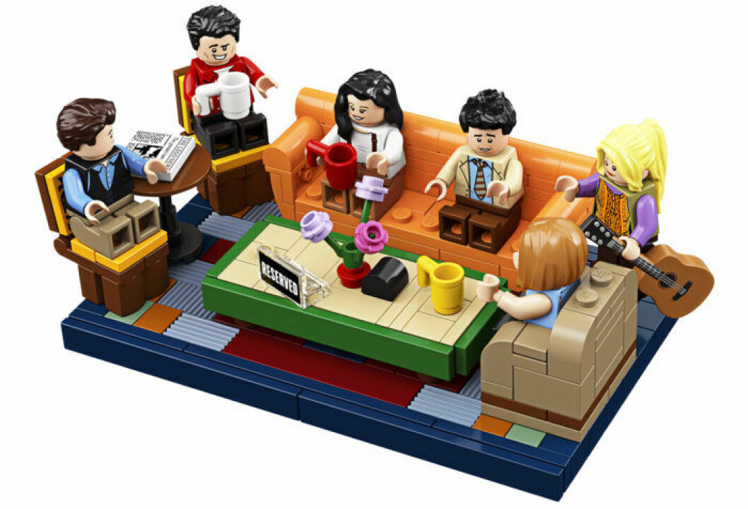 Central Perk från Vänner som lego - soffan