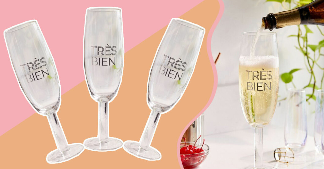 Festen är räddad! Här är glaset som håller en hel flaska prosecco