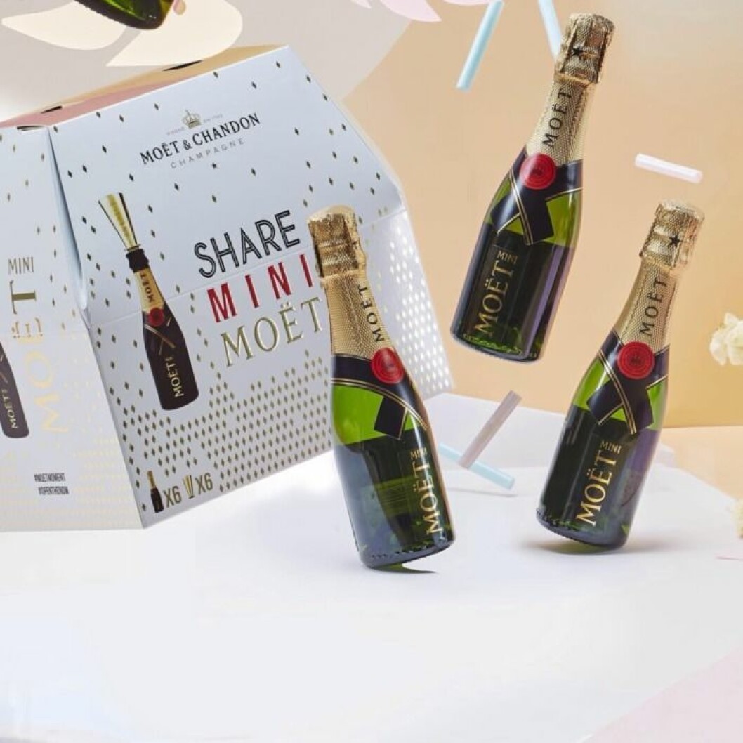 Moët & Chandon lanserar skumpa på sexpack.