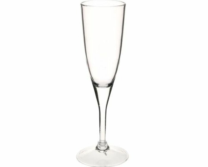 Champagneglas i plast