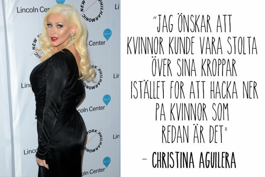 christina aguilera citat