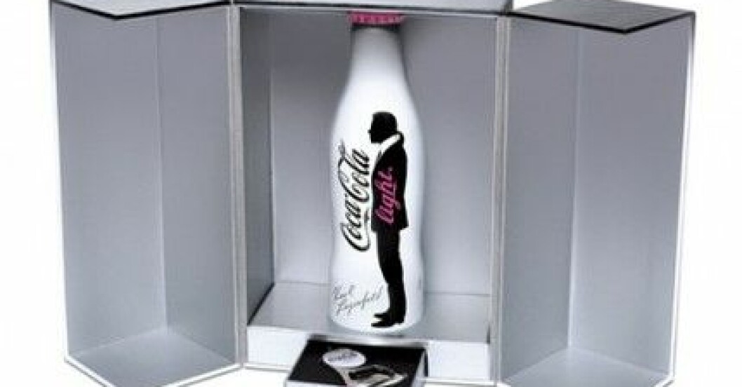 Karl Lagerfeld för Coca-Cola light. Coca-Cola-Karl-Lagerfeld