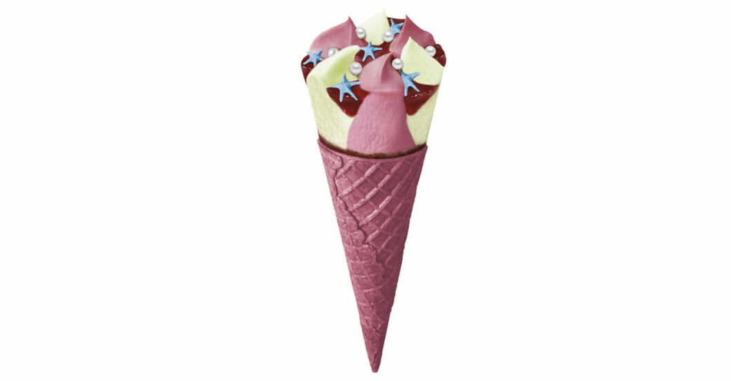 Cornetto Mermaid är en av årets nyheter som släpptes tidigare i år. cornetto mermaid I en rosa strut