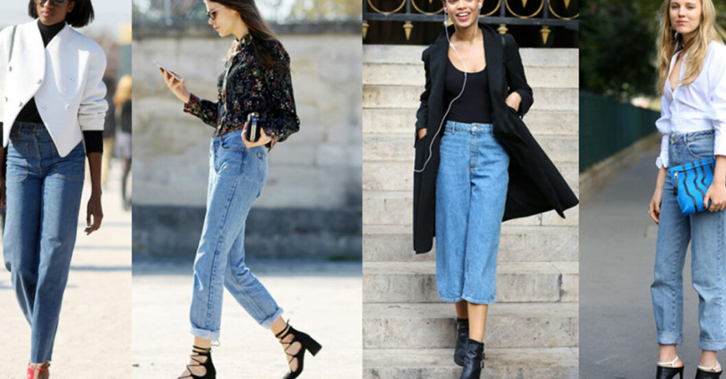 croppade jeans