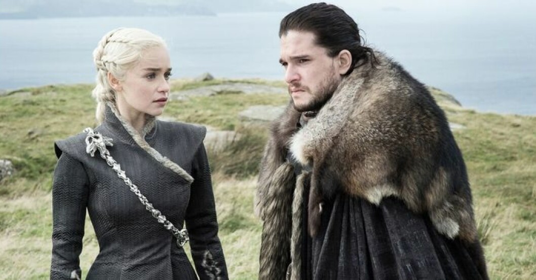 Jon and Daenerys i Game of Thrones