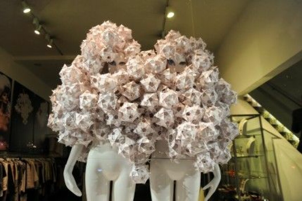 Delar av Bea Szenfelds fantastiska kollektion ”Haute Papier”. Delar av Bea Szenfelds fantastiska kollektion "Haute Papier".