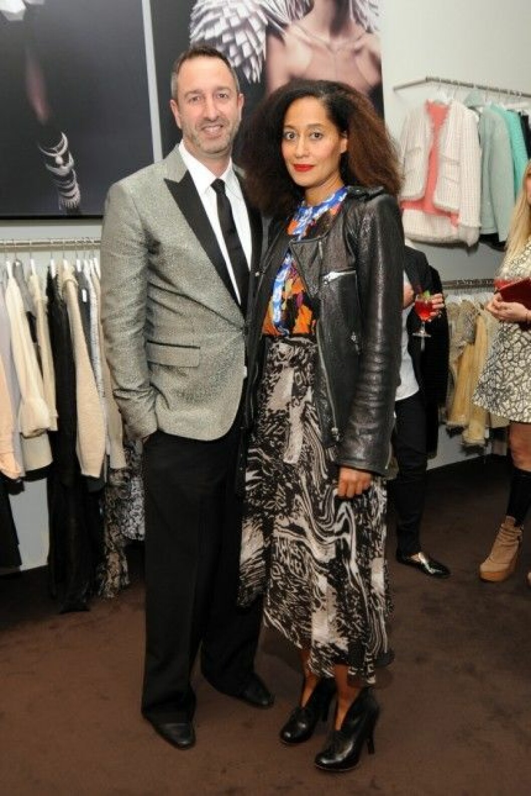 Christos tillsammans med skådisen Tracee Ellis Ross, dotter till Diana Ross. Christos tillsammans med skådisen Tracee Ellis Ross, dotter till Diana Ross.