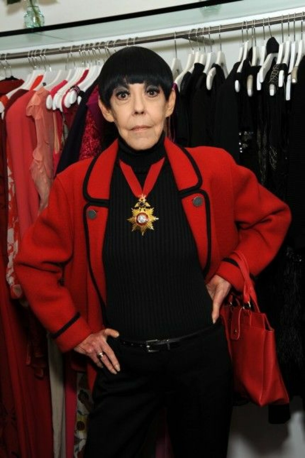 Modeikonen Peggy Moffitt. Modeikonen Peggy Moffitt.