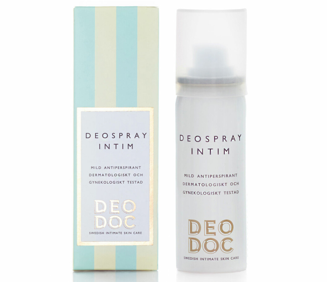 deodorant mellan benen