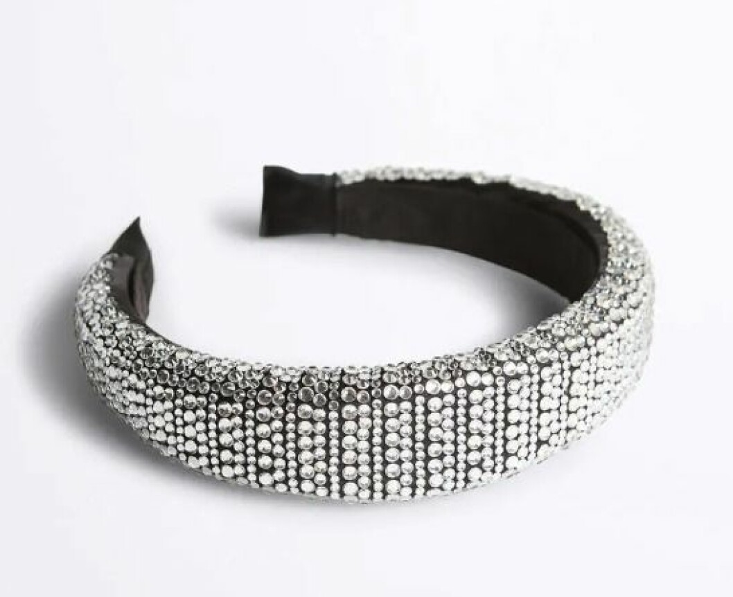 Diadem med strass till nyårsfesten
