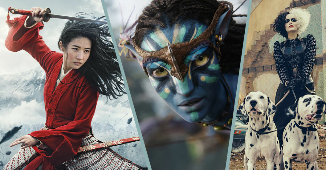 Nya Disney-filmer 2020, 2021 och 2022