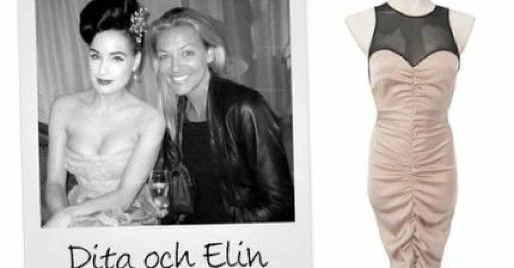 Elin Nyström på Stylein har designat en klänning inspirerad av Dita von Teese. Dita-Elin-Stylein