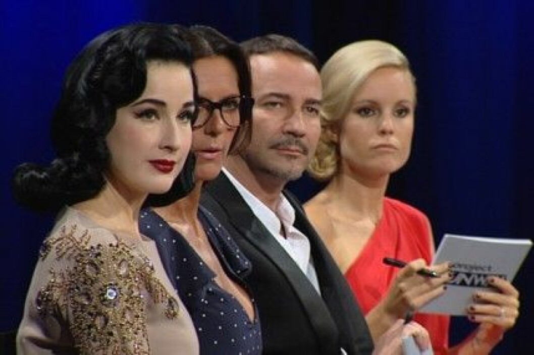 Dita von Teese, Rossana Mariano, Marcel Marongiu och Sofi Fahrman. Dita von Teese, Rossana Mariano, Marcel Marongiu och Sofi Fahrman.