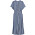 Blå plisserad klänning från H&amp;M.