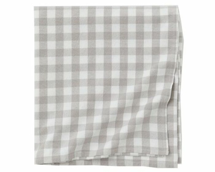 Rutig duk för utomhusbruk från h&M