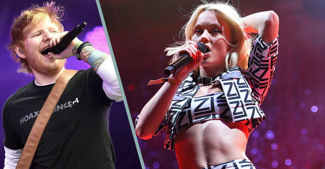 Zara Larsson åker på konsert med Ed Sheeran