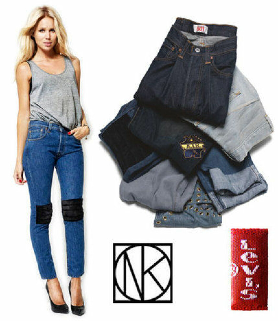 Elin Kling Levis NK jeans