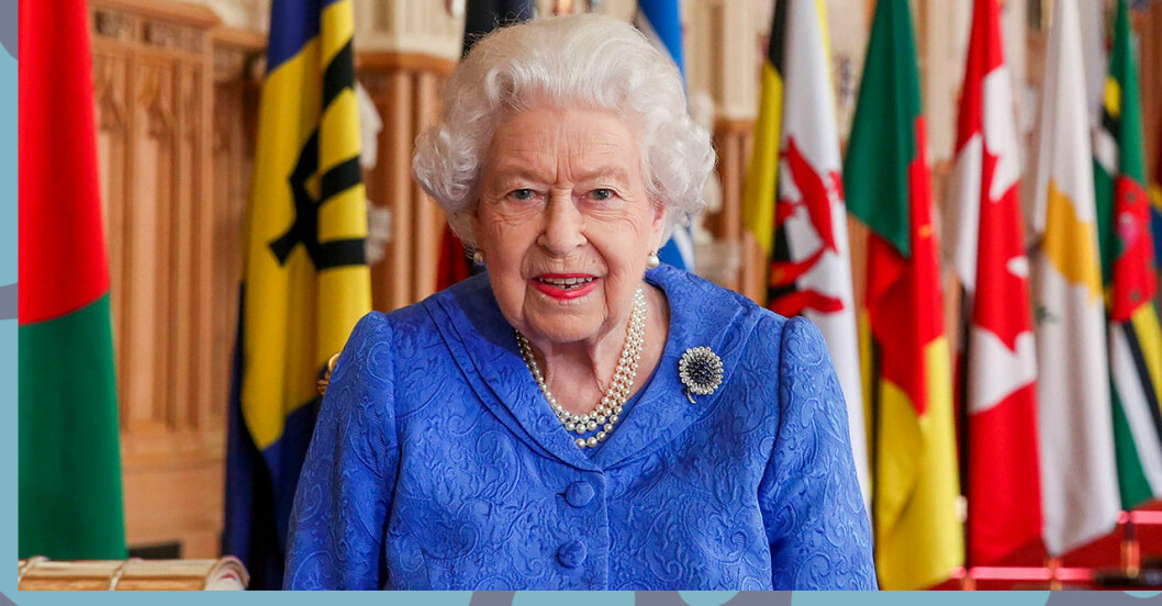 Drottningen säger i ett uttalande att hon och familjen är ledsna över att höra hur Meghan Markle och prins Harry mått.