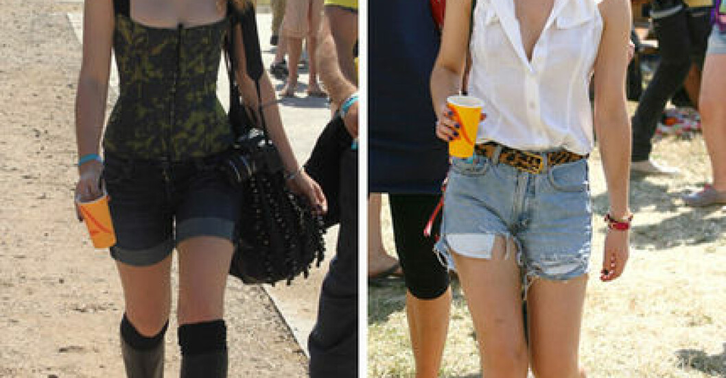 Festivalchica Emma Watson på Glastonbury-festivalen. Festivalchica Emma Watson på Glastonbury-festivalen.