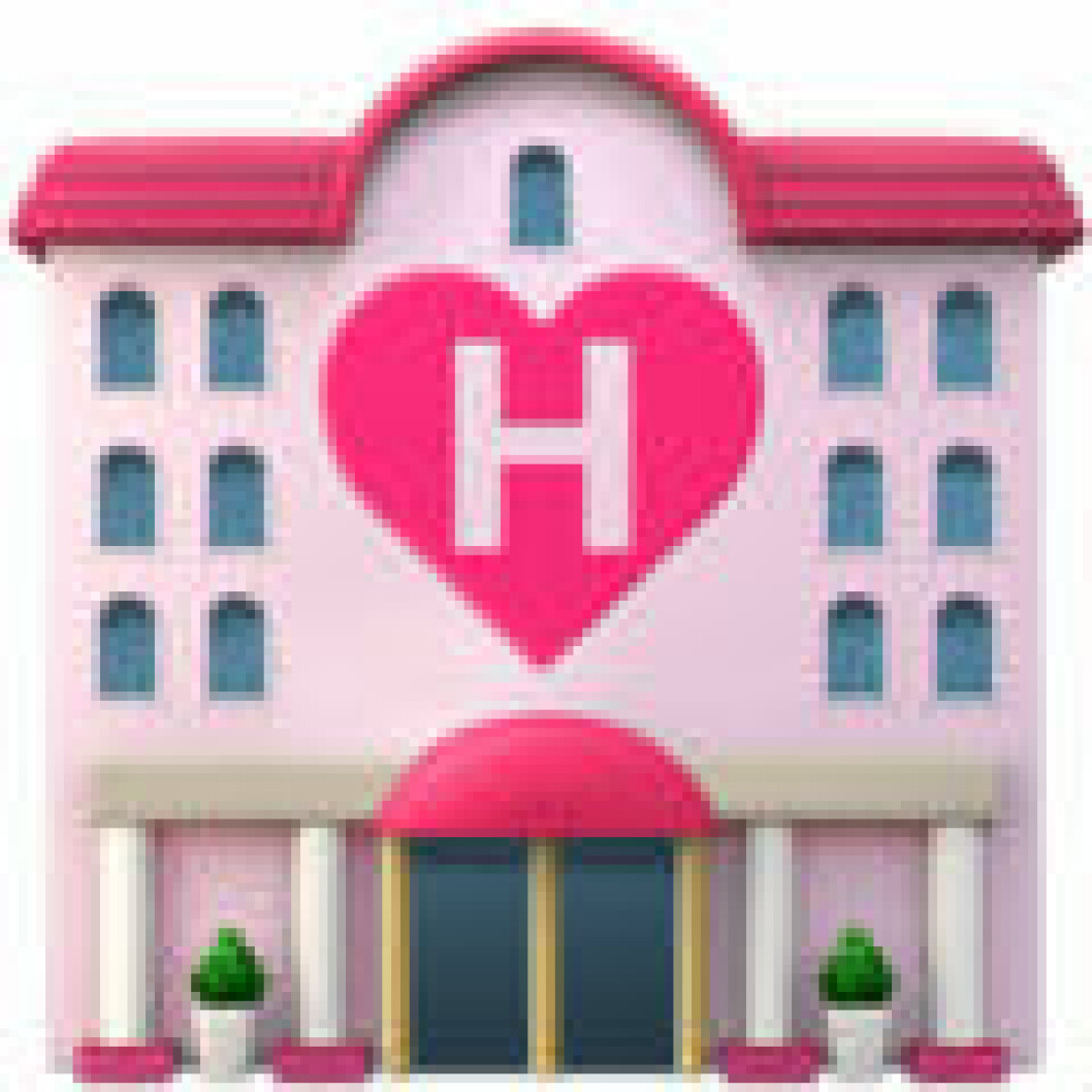 Emoji love hotel