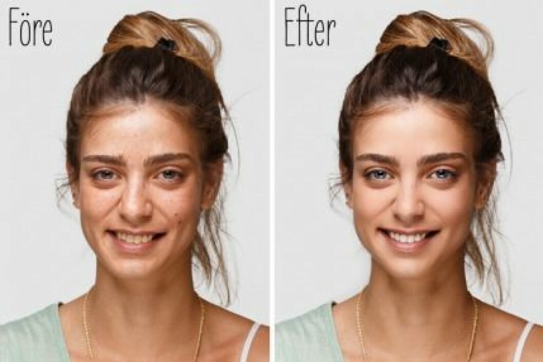 Med Facetune kan du få perfekt hy utan operation. Med Facetune kan du få perfekt hy utan operation.