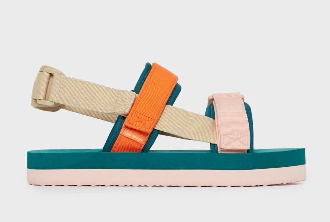 Färgglada chunky sandaler från Vero Moda