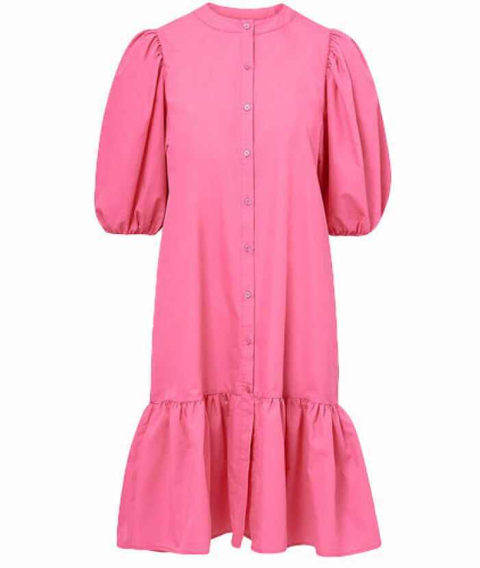 Rosa klänning från Gina tricot