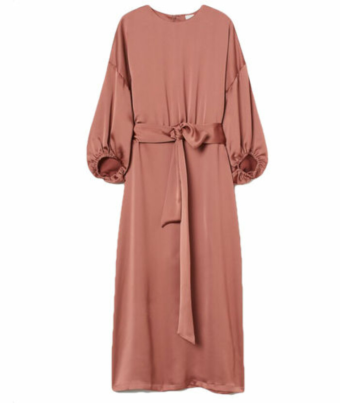 Gammelrosa klänning bröllopsgäst från H&M