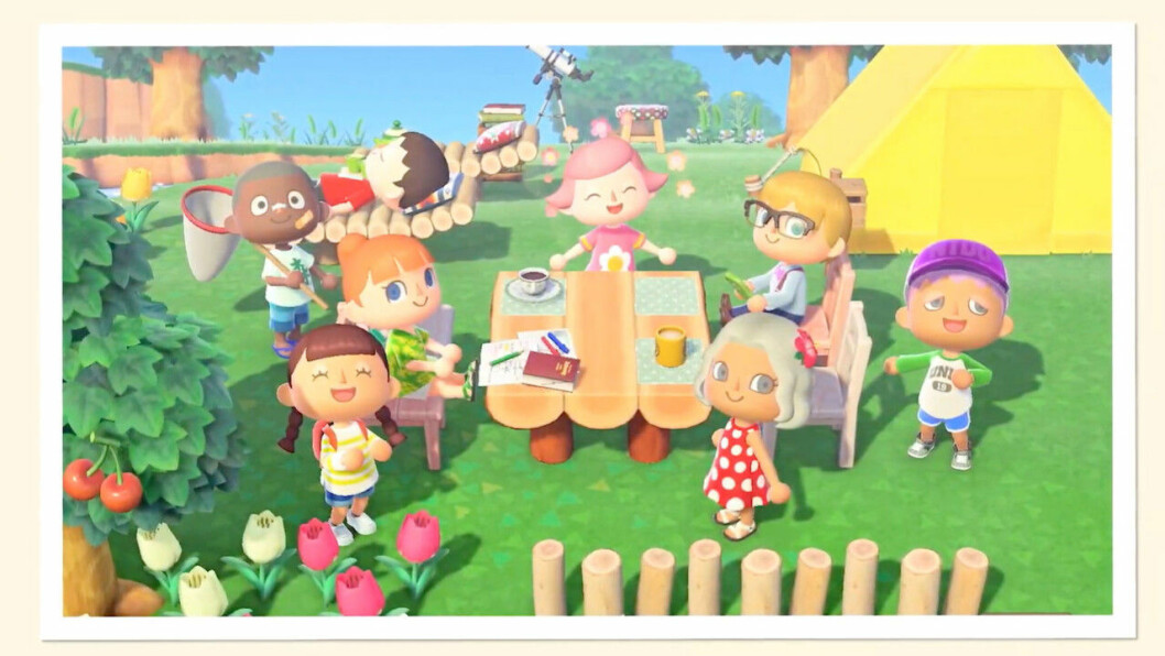 Du kan spela Animal Crossing med dina vänner.
