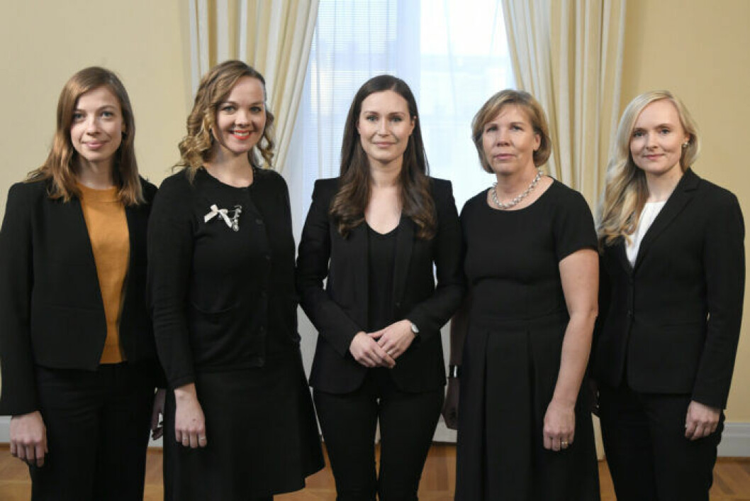 Finska kvinnliga partiledare
