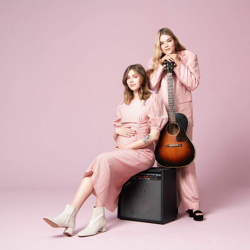 Vid tiden för intervjun var Johanna fortfarande gravid. Foto: Erik Thor. First aid kit Johanna gravid