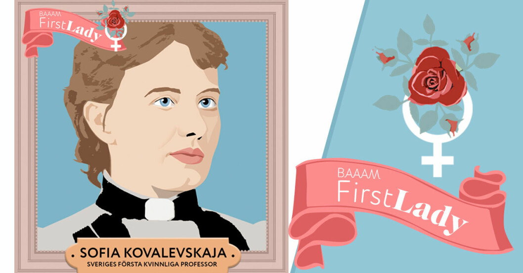 Sofia Kovalevskaja var Sveriges första kvinnliga professor