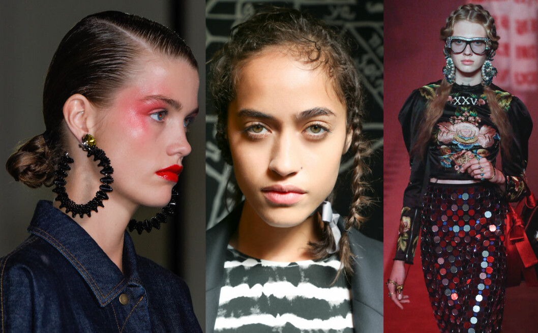 Flätor hos Kenzo, Preen och Gucci inför våren och sommaren 2017. vårens hårtrender 2017