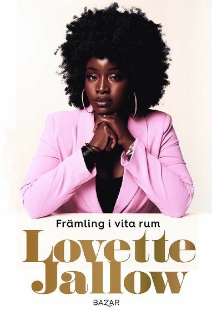 omslaget till boken Främling i vita rum av Lovette Jallow
