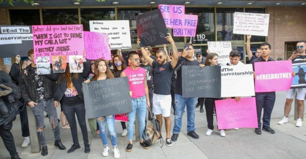 protester #FreeBritney