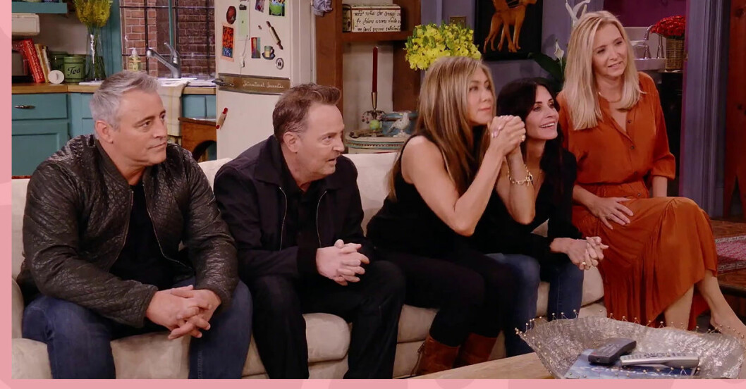 Courtney Cox, Matt LeBlanc, Matthew Perry, Liza Kudrow, David Schwimmer och Jennifer AnistonS