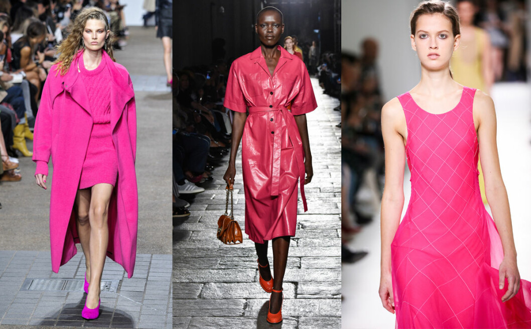 Chockrosa hos Topshop Unique, Bottega Veneta och Hermès inför våren 2017. vårens trender 2017 rosa