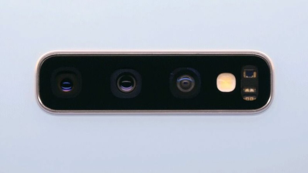 Samsung Galaxy S10 har tre kameror bak