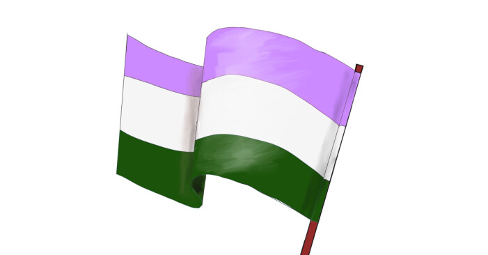 Genderqueer pride-flaggan