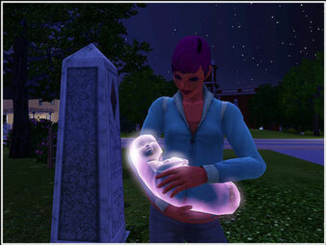 Ghost baby The Sims