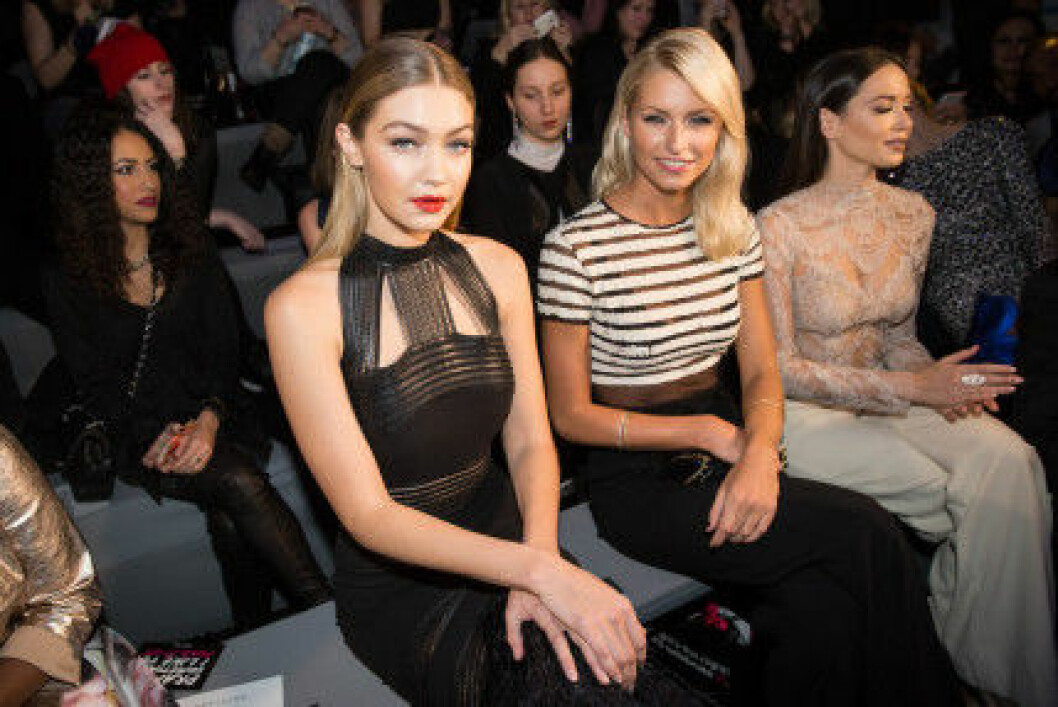 Gigi Hadid sitter alltid front row när hon inte själv går visningen. gigi hadid front row