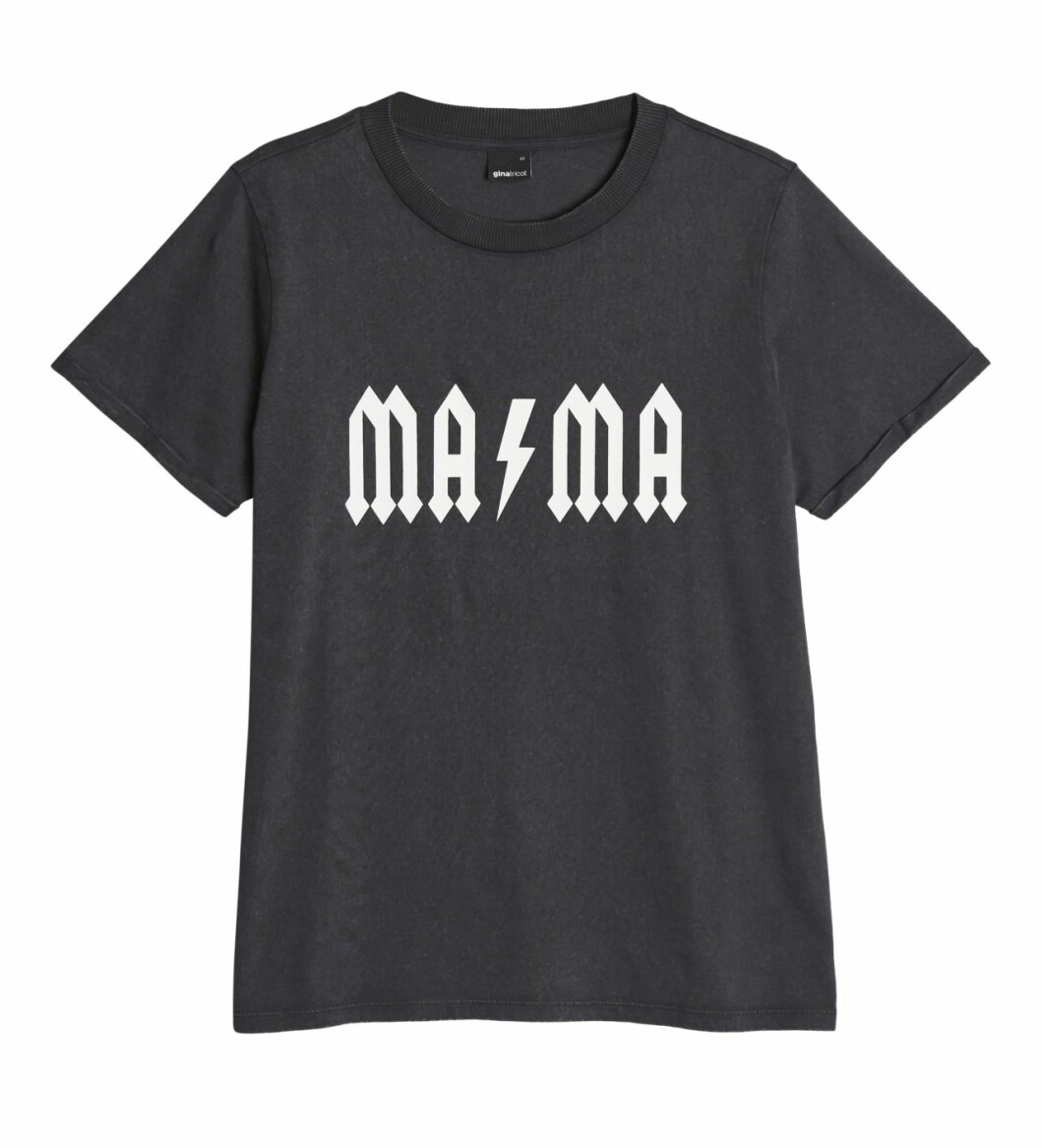 Gina tricot mini barnkollektion t-shirt till mamma
