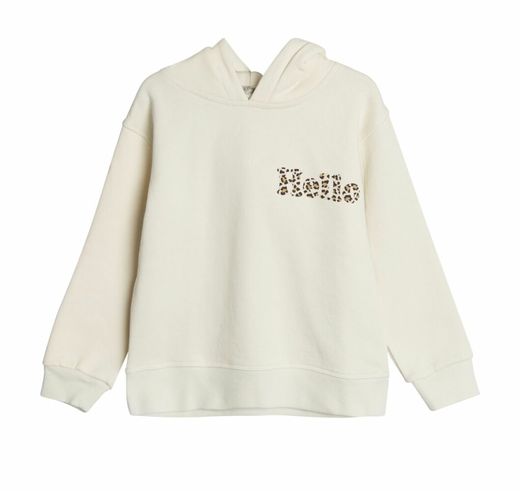 Gina tricot mini barnkollektion hoodie